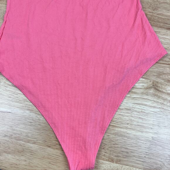 Wild Fable Women's Pink Spaghetti Strap Bodysuit - Size Medium - NWT - Picture 6 of 9